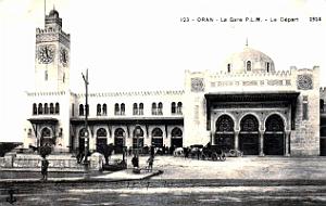 Oran - Gare PLM - Depart - 1914